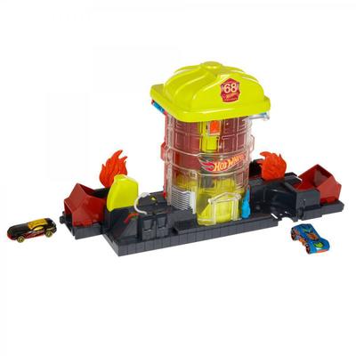 Pistas e Autoramas - Pista Hot Wheels - Posto de Bombeiros Super