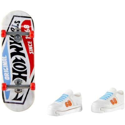 Skate De Dedo Hot Wheels Profissional C/ Sapato Fingerboard