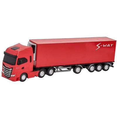 Caminhão Miniatura Iveco Carreta Baú Refrigerado S-way