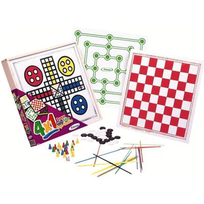 Jogos Tradicionais Em Madeira - Ludo, Xalingo, Branco