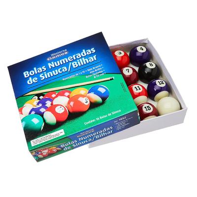 jogo de bolas de bilhar sinuca numeradas 54 mm, Magalu Empresas