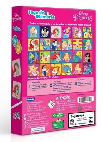 Jogo da Memória Princesas Disney - 24 Pares - Toyster - Kidverte