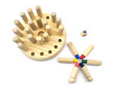 Memory Match Stick Chess, Memory Chess Wood, Xadrez de Memória de Madeira,  Xadrez de Memória, Jogo de Xadrez Aprendendo Brinquedo, Brinquedo de