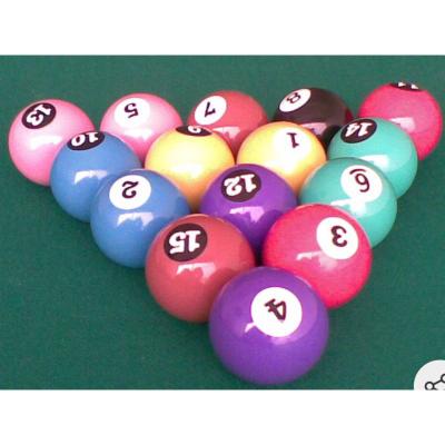 02 Jogos De Bolas Numeradas 50mm/ Bilhar/ Sinuca/ Snooker