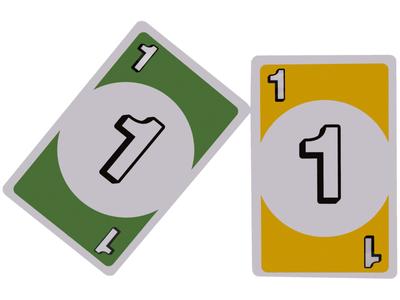 3x Jogo de Cartas uno Minimalista Mattel