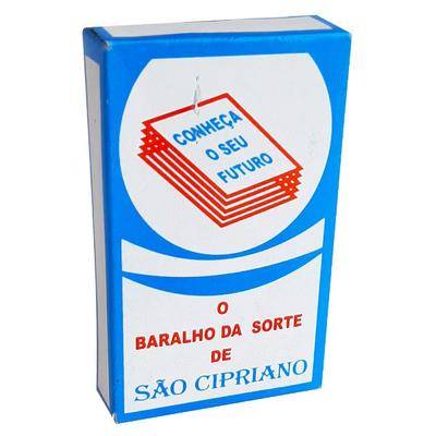 Baralho Da Sorte De São Cipriano Com 52 Cartas Iniciantes - Loja Salve  Jorge Guerreiro - Artigos Religiosos