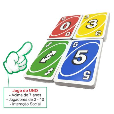 Jogo Uno De Baralho Cartas Para Personalizar - Desconto no Preço