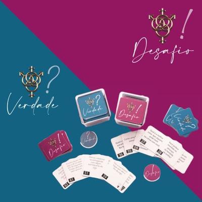 Kit Secret X + Verdade Ou Desafio Jogos De Cartas Para Casal, Magalu  Empresas