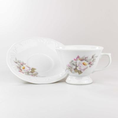 Aparelho de Chá e Café Porcelana Schmidt 53 peças - Dec. Eterna E351 -  SCHMIDT