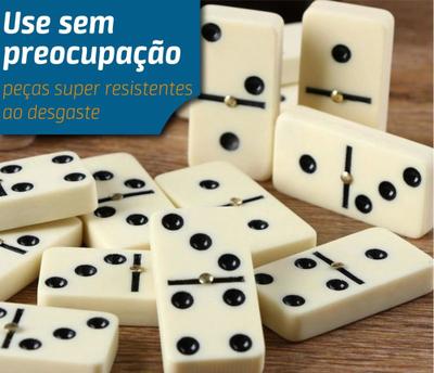 Jogo De Dominó 28 Peças Com Estojo - Imporiente