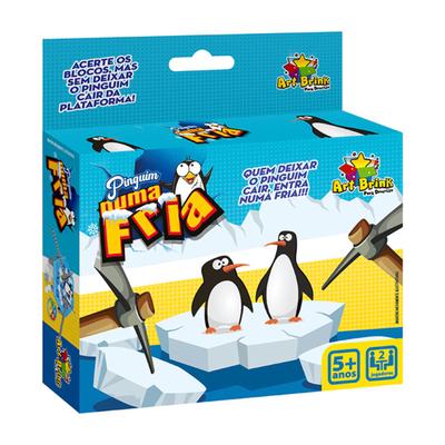 Jogo Pinguim Quebra Gelo Numa Fria Mesa Brinquedo Infantil - Art