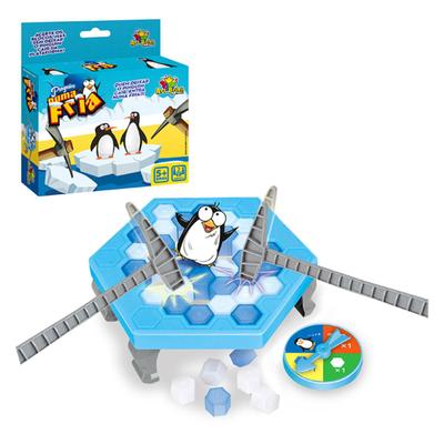 Brinquedo Jogo Mesa Pinguim Equilibrista Empilhando Gelo - Click