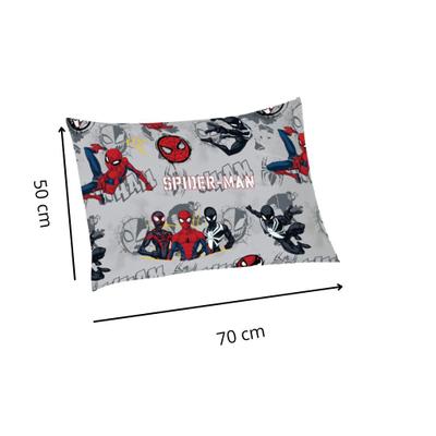 Jogo de Cama Infantil Spider-Man 2 Peças Lepper (1 Lençois e 1 Fronha)