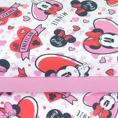 Infantil Jogo de Lençol Solteiro Infantil 100% Algodão Disney Menina Rosa 3  Peças Compre Roupas de Cama Online – Berve Enxovais