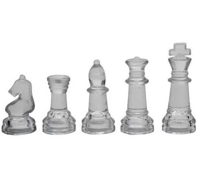 Jogo Xadrez Tabuleiro Peças Em Vidro Luxo Grande 35x35cm - GLASS CHESS -  Jogo de Dominó, Dama e Xadrez - Magazine Luiza