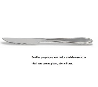 Jogo Garfo Faca Inox 24 Peças Bar/Restaurante Sobremesa no Shoptime