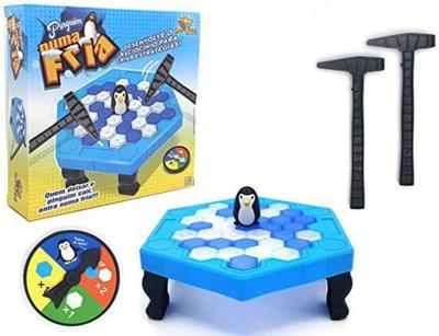 Numa Fria Jogo De Mesa Quebra Gelo Do Pinguim Interativo - R$ 38,98