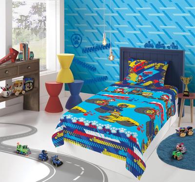 Jogo de Cama Infantil Menino Estampado Dinossauro 2 Peças Tecido Microfibra