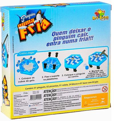 Jogo de quebra de gelo de plástico brinquedo pinguim presentes de