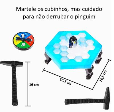 Jogo de quebra de gelo de plástico brinquedo pinguim presentes de