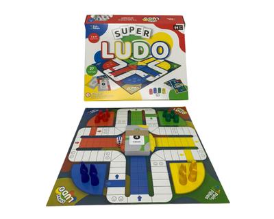 Jogo Tabuleiro Super Ludo Trilha Jogos Clássico de Cartas, Magalu Empresas