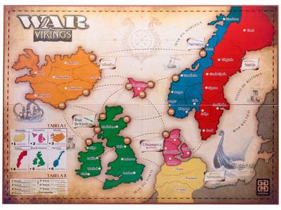 Jogo De Tabuleiro War Vikings O Jogo Da Estrategia 03450 - Grow