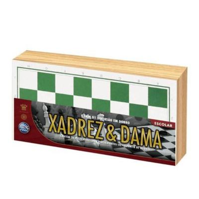 Jogo De Xadrez Tabuleiro pequeno Dobrável Madeira 23Cm - Erafull