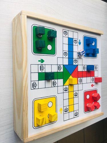 Jogo Ludo/Trilha Pro c/ Estojo