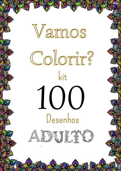 100 Desenhos para Adultos Colorir e Imprimir - Online Cursos