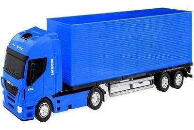 Carreta de Brinquedo Iveco Caminhão com Baú Abre Realista