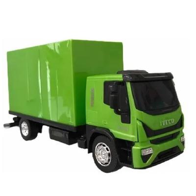 Caminhão Iveco Tector Baú com acessórios - Usual Brinquedos - Azul