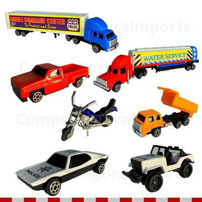 Kit Coleção Carrinhos 25 Peças Caminhões e Carretas Brinquedo