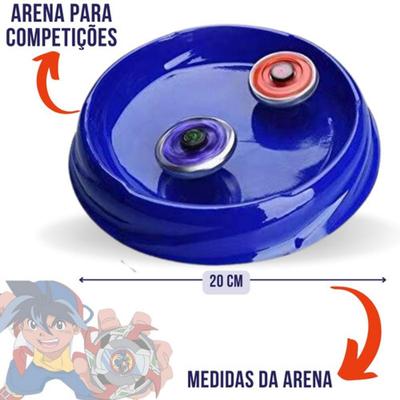 Kit 2 Beyblade + 2 Lançadorer + Arena - Promoção Barato