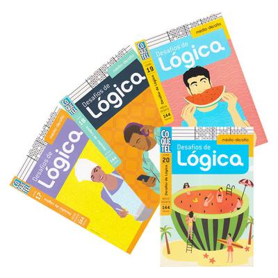 Lógica Coquetel 144 Páginas Médio - Difícil