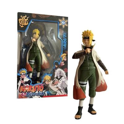 Kit Boneco Naruto Shippuden Minato Namikaze e Sasuke Uchiha em