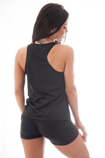 Regata Blusa Feminina Sobre Legging Moda Fitness Academia e Ginástica Preto  (Amarelo Flúor, P 34/36)