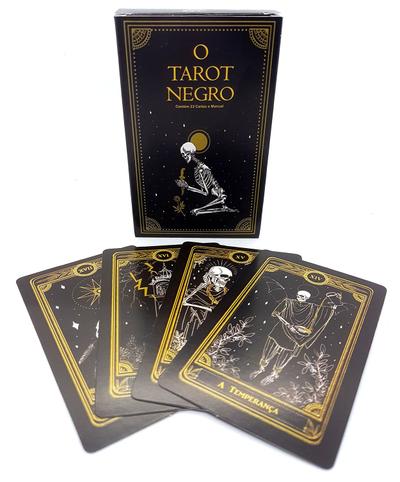 Jogo Cartas Baralho O Tarot Negro 22 Cartas Manual Promoção