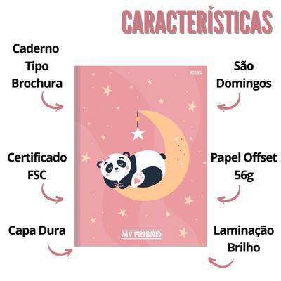 Caderno de desenho Panda