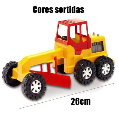 Kit Caminhão Brinquedo Infantil Trator Bois Animais Presente