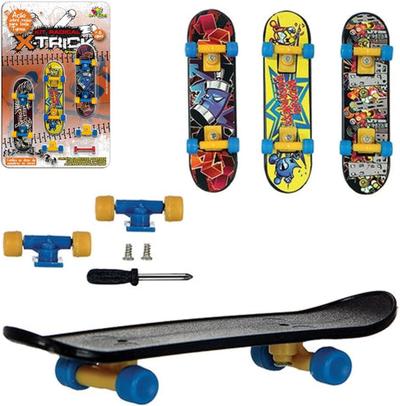 Skate de Dedo com Rampa Fingerboard com Obstáculo Radical em