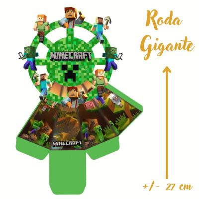 Decoração de Bolo - Festa Minecraft - 01 unidades - Regina - Rizzo