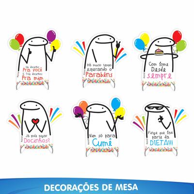 Kit Festa Fácil Flork Meme Aniversário Criança Infantil, Magalu Empresas