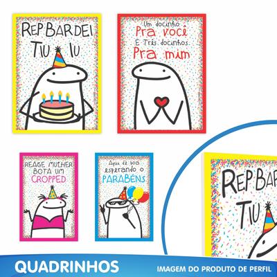 Kit Festa Fácil Flork Meme Aniversário Criança Infantil em