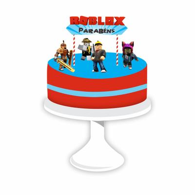 Bolo Roblox: 60 fotos para arrasar na decoração - Artesanato Passo a Passo!