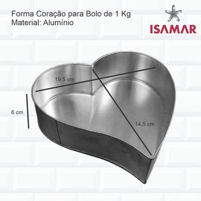 Jogo De Forma De Bolo Quadrada Alta 10 Cm - 5 Peças - ISAMAR - Formas e  Assadeiras - Magazine Luiza