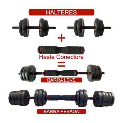 Supino com halteres fixos