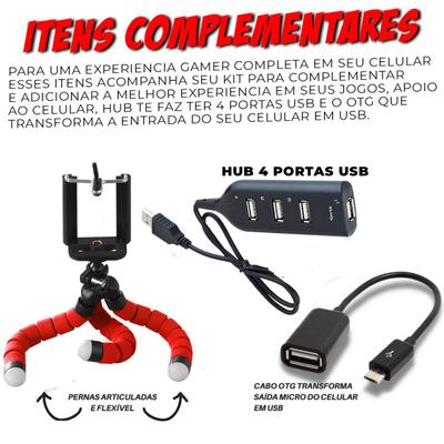 Kit Mobilador Gamer Jogar Ff No Celular Com Teclado e Mouse Jogue Igual  Sense TOP, Magalu Empresas