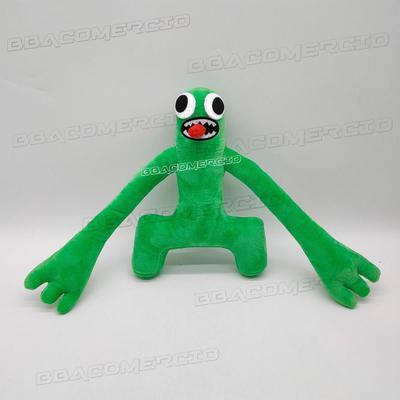 Kit Pelúcia Boneco Azul Babão E Verde Roblox Rainbow Friends