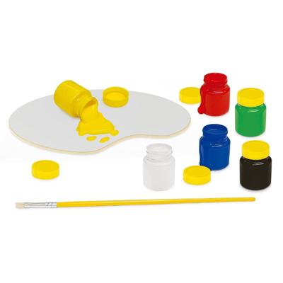 Kit Pintura Dinos com Cavaletes Tintas Telas Jogo Infantil