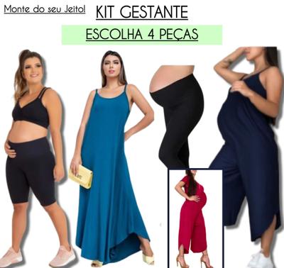 Kit Roupas Para Gestantes Com Pre o De Atacado Gr vidas Magalu